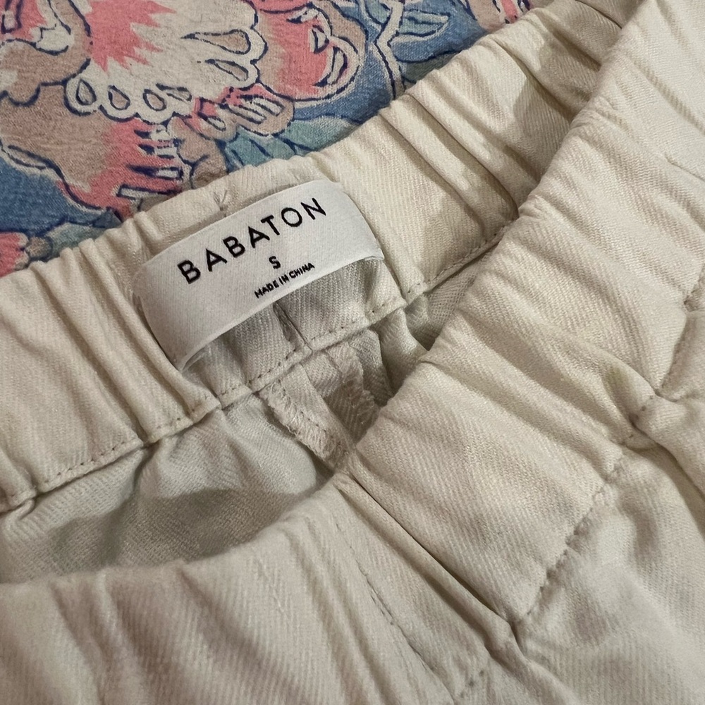 Babaton Cream Ankle Pants